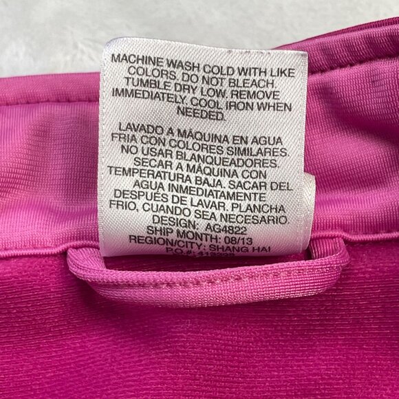 Adidas Track Jacket Toddler Girls Size 2T Lightweight Pink‎ 3 Lines Sleeves FLAW - Picture 7 of 11